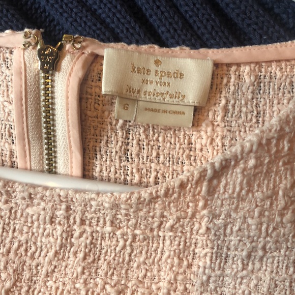 Kate spade pink tweed top - Picture 3 of 5